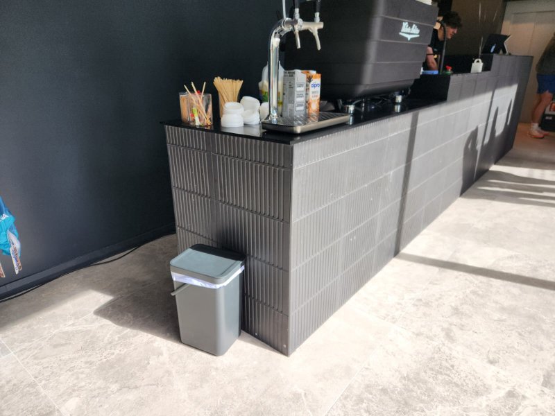 Spa bar area with black marble countertop – RC Tiling Dublin